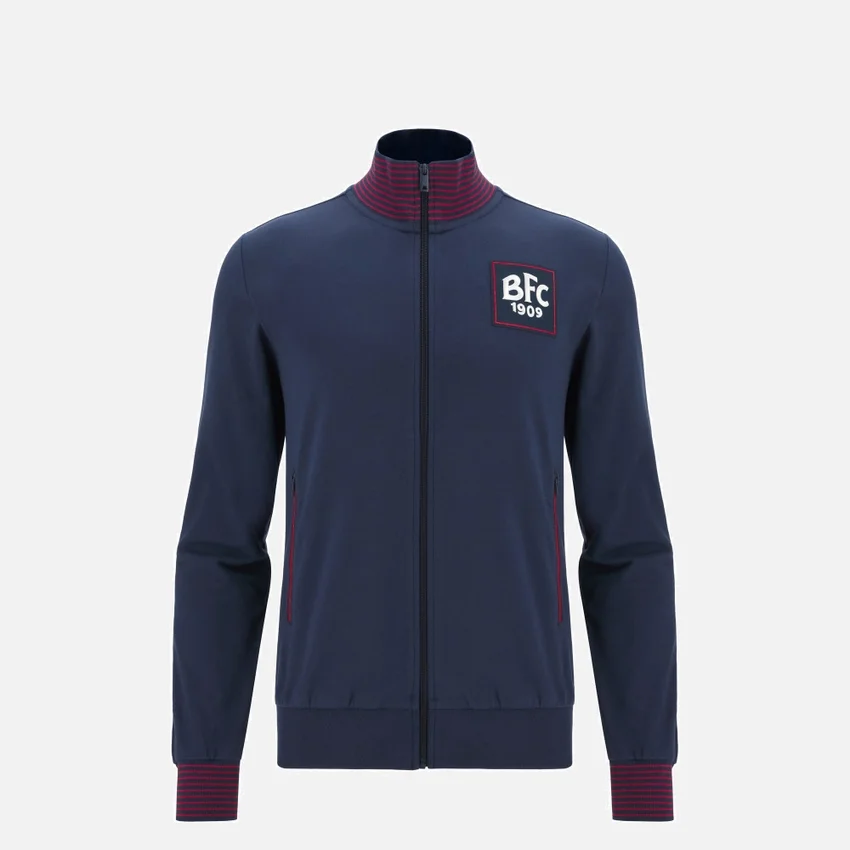 Bologna FC 1909 2025/26 Sudadera con cremallera completa de la línea Junior Fan Bologna FC 1909 2025/26 Sudadera con cremallera completa de la línea Junior Fan