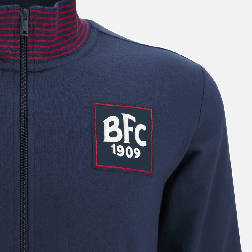 Bologna FC 1909 2025/26 Sudadera con cremallera completa de la línea Junior Fan Bologna FC 1909 2025/26 Sudadera con cremallera completa de la línea Junior Fan