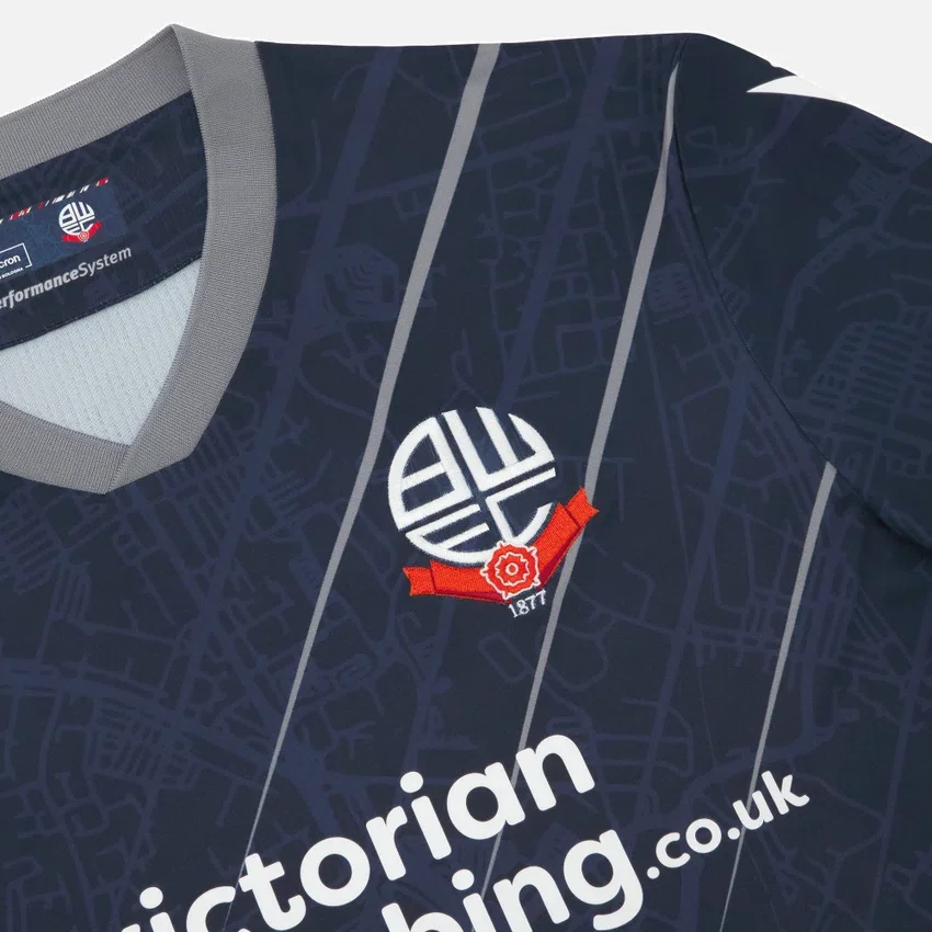 Bolton Wanderers FC 2025/26 Equipación de partido de visitante para adultos Bolton Wanderers FC 2025/26 Equipación de partido de visitante para adultos