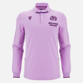 Camisa de manguitos de algodón para partidos fuera de casa de la selección escocesa de rugby 2025/26 Camisa de manguitos de algodón para partidos fuera de casa de la selección escocesa de rugby 2025/26