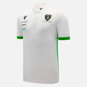 Camisas blancas para hombres de Automobili Lamborghini Squadra Corse