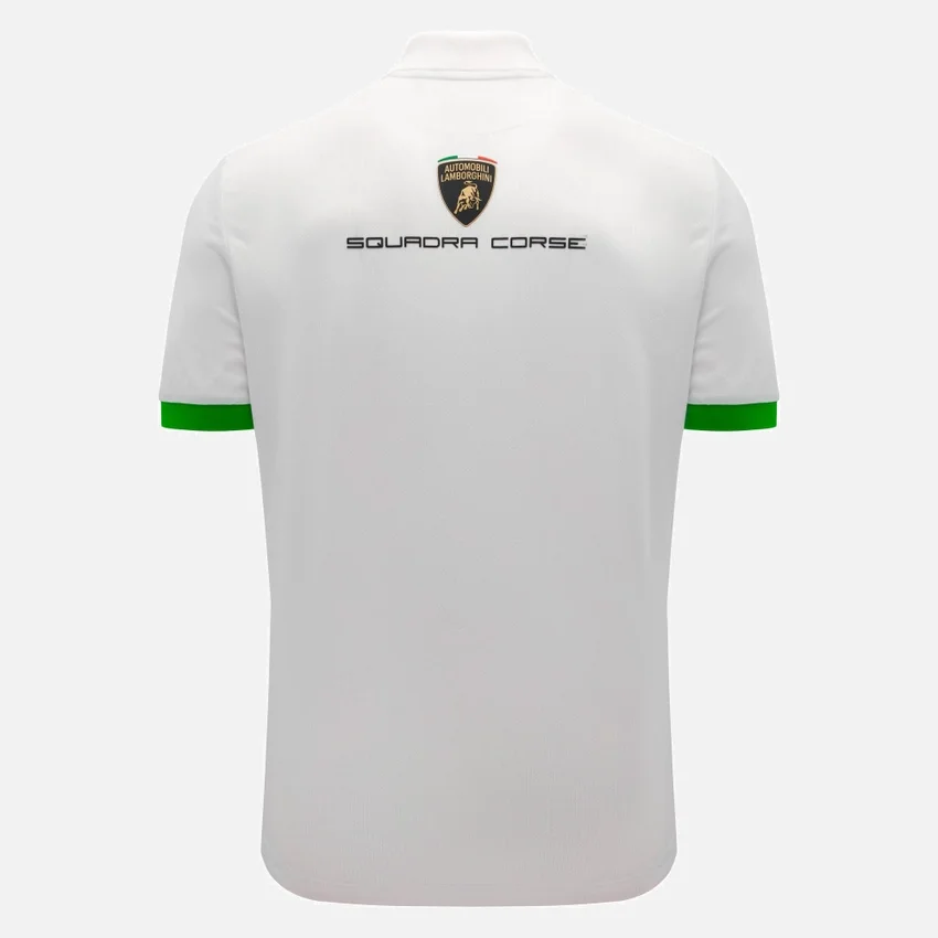 Camisas blancas para hombres de Automobili Lamborghini Squadra Corse Camisas blancas para hombres de Automobili Lamborghini Squadra Corse