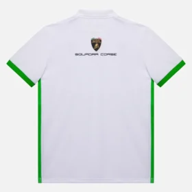 Camisas blancas para niños de Automobili Lamborghini Squadra Corse
