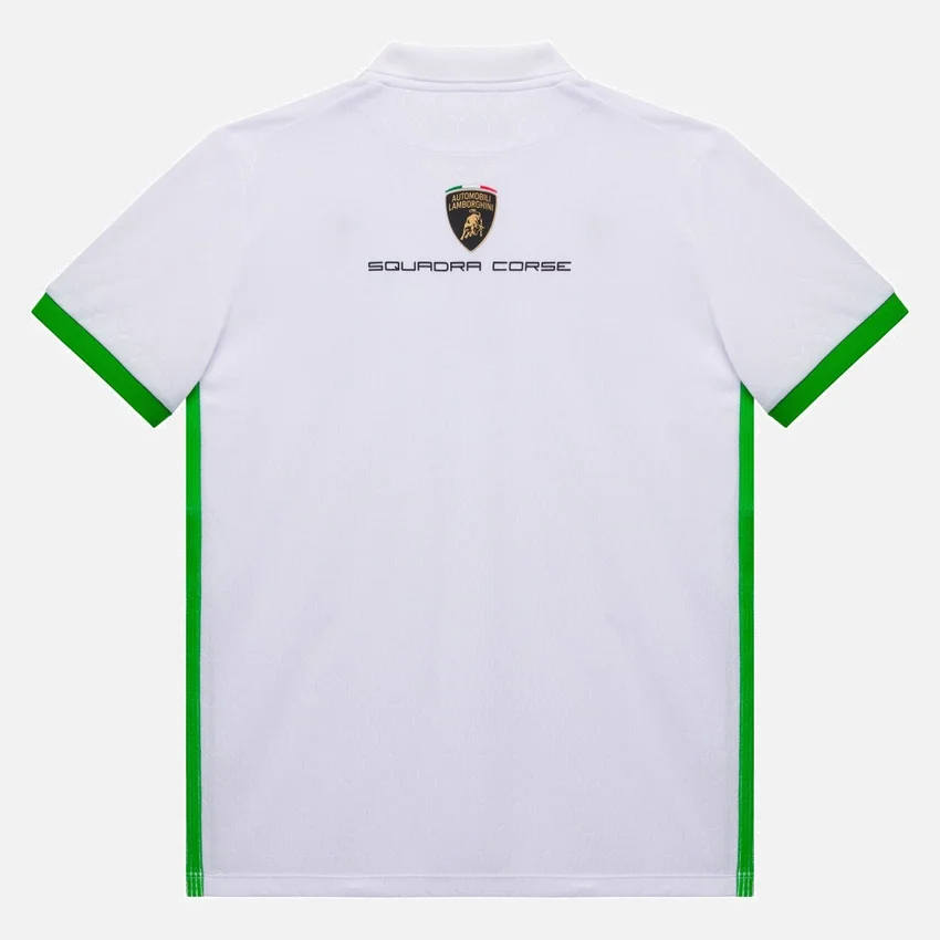 Camisas blancas para niños de Automobili Lamborghini Squadra Corse Camisas blancas para niños de Automobili Lamborghini Squadra Corse