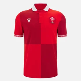 Camisas de algodón local de la selección de rugby de Gales 2025/26