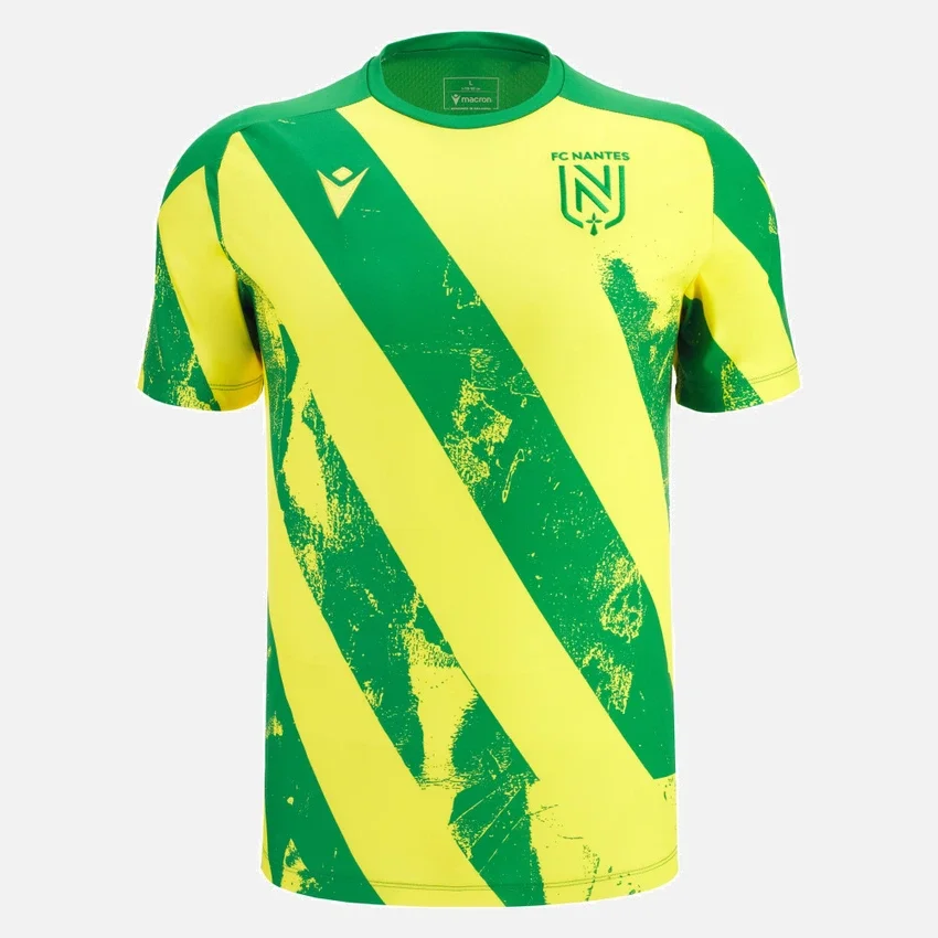 Camisas de calentamiento para adultos del FC Nantes 2025/26 Camisas de calentamiento para adultos del FC Nantes 2025/26
