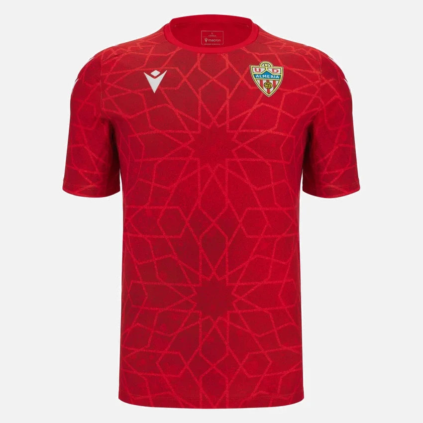 Camisas de calentamiento para adultos del UD Almería 2025/26 Camisas de calentamiento para adultos del UD Almería 2025/26