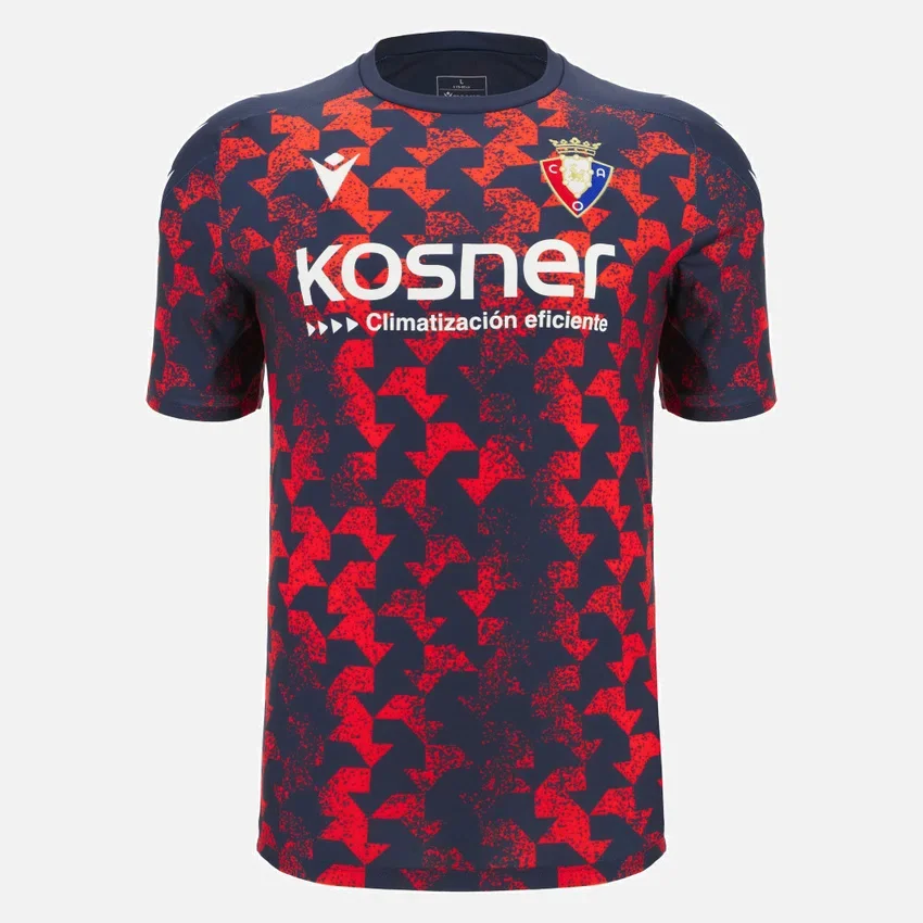 Camisas de calentamiento para adultos Osasuna 2025/26 Camisas de calentamiento para adultos Osasuna 2025/26