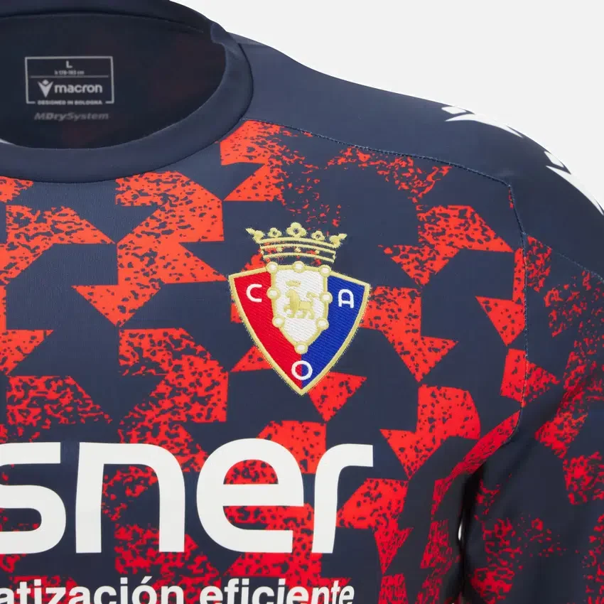 Camisas de calentamiento para adultos Osasuna 2025/26 Camisas de calentamiento para adultos Osasuna 2025/26