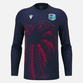 Camisas de entrenamiento de manguitos largos para adultos West Indies Cricket 2025/26 Camisas de entrenamiento de manguitos largos para adultos West Indies Cricket 2025/26
