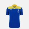 Camisas de entrenamiento junior Zebre Parma 2025/26 azul real/amarilla Camisas de entrenamiento junior Zebre Parma 2025/26 azul real/amarilla
