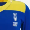 Camisas de entrenamiento junior Zebre Parma 2025/26 azul real/amarilla Camisas de entrenamiento junior Zebre Parma 2025/26 azul real/amarilla