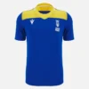 Camisas de entrenamiento para adultos Zebre Parma 2025/26 azul real/amarilla Camisas de entrenamiento para adultos Zebre Parma 2025/26 azul real/amarilla