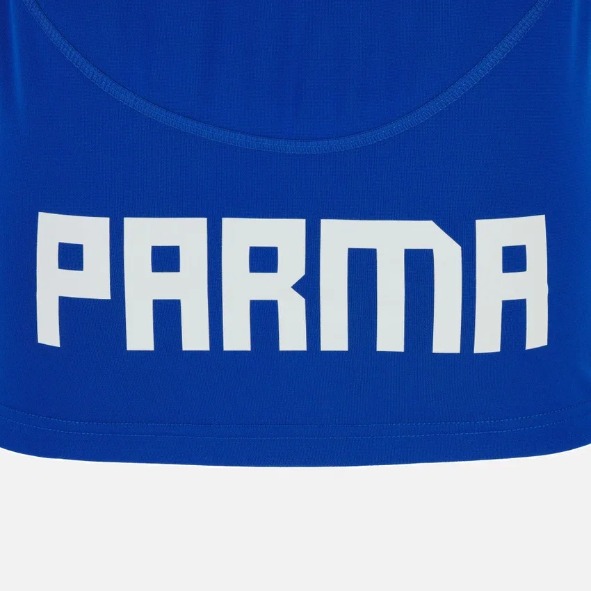 Camisas de entrenamiento para adultos Zebre Parma 2025/26 azul real/amarilla Camisas de entrenamiento para adultos Zebre Parma 2025/26 azul real/amarilla
