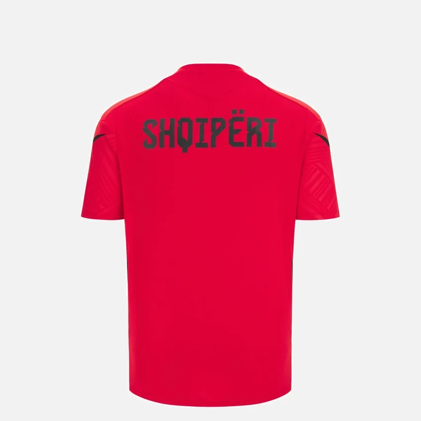 Camisas de entrenamiento rojas junior de la selección nacional de Albania FSHF 2026/27 Camisas de entrenamiento rojas junior de la selección nacional de Albania FSHF 2026/27