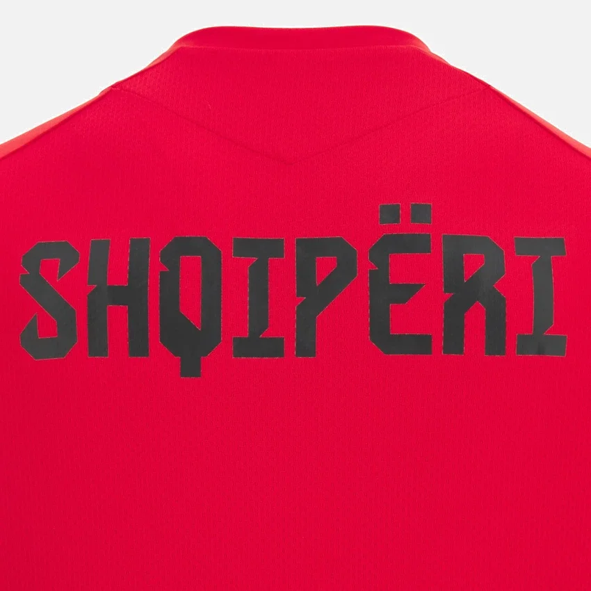 Camisas de entrenamiento rojas junior de la selección nacional de Albania FSHF 2026/27 Camisas de entrenamiento rojas junior de la selección nacional de Albania FSHF 2026/27
