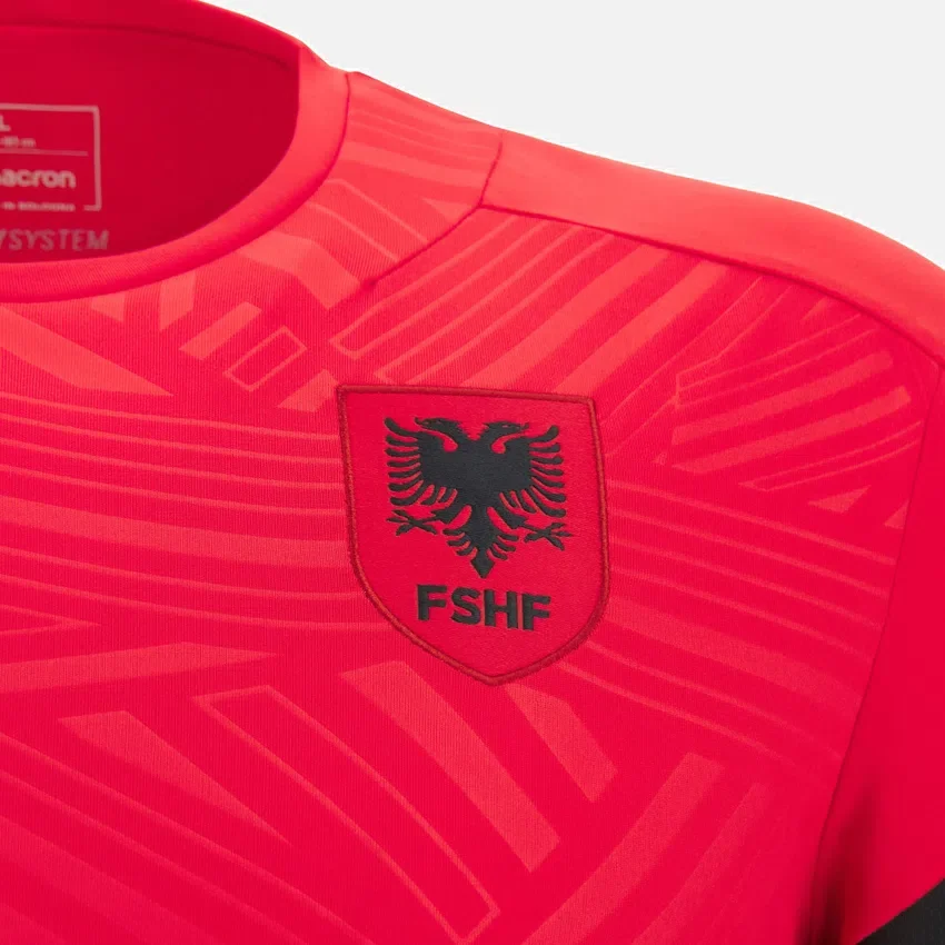 Camisas de entrenamiento rojas para adultos de la selección nacional de Albania FSHF 2026/27 Camisas de entrenamiento rojas para adultos de la selección nacional de Albania FSHF 2026/27