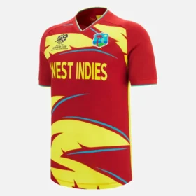 Camisas de partido T-20 de la selección de críquet de las Indias Occidentales para la Copa del Mundo 2026