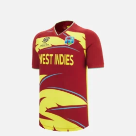 Camisas de partido T-20 junior de críquet de las Indias Occidentales para la Copa del Mundo 2026