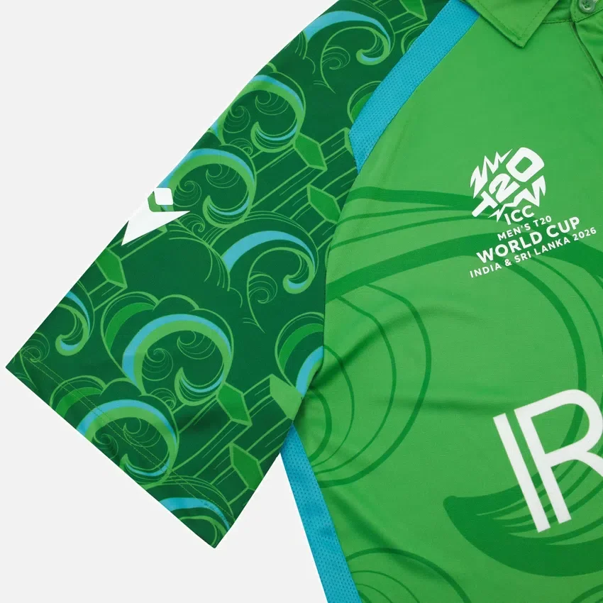 Camisas de partido T-20 Junior del equipo de críquet de Irlanda para la Copa del Mundo 2026 Camisas de partido T-20 Junior del equipo de críquet de Irlanda para la Copa del Mundo 2026