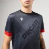 Camisas de pádel negras Macron X Ducati