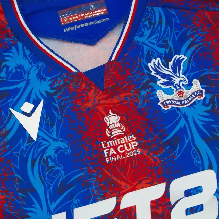 Camisas locales de la final de la FA Cup del Crystal Palace FC Camisas locales de la final de la FA Cup del Crystal Palace FC