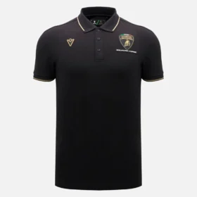 Camisas negras para hombre de Automobili Lamborghini Squadra Corse