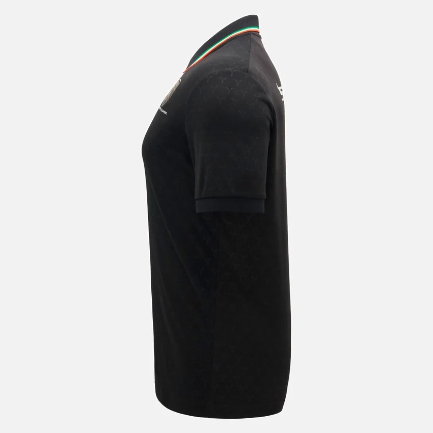 Camisas negras para hombre de Automobili Lamborghini Squadra Corse Camisas negras para hombre de Automobili Lamborghini Squadra Corse