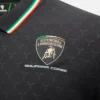 Camisas negras para hombre de Automobili Lamborghini Squadra Corse Camisas negras para hombre de Automobili Lamborghini Squadra Corse