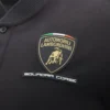 Camisas negras para hombre de Automobili Lamborghini Squadra Corse Camisas negras para hombre de Automobili Lamborghini Squadra Corse