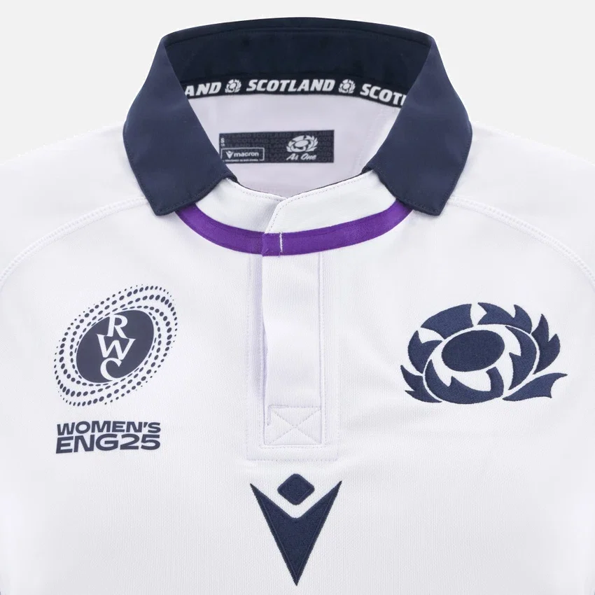 Camisas réplica de la selección femenina de rugby de Escocia para la Copa del Mundo de Rugby Femenino 2025/26 (visitante) Camisas réplica de la selección femenina de rugby de Escocia para la Copa del Mundo de Rugby Femenino 2025/26 (visitante)
