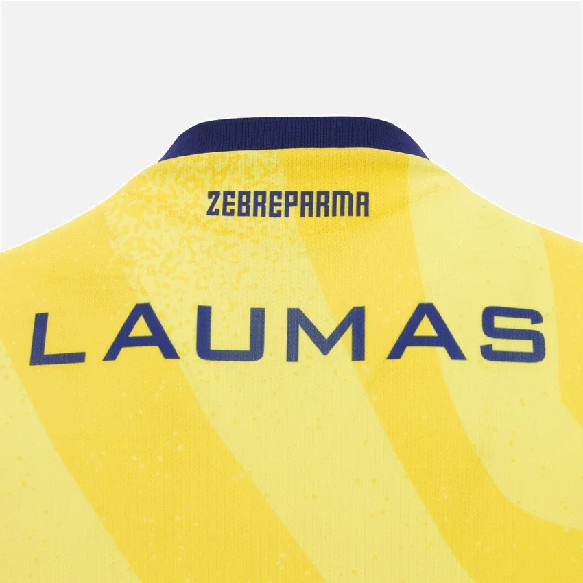 Camisas réplica de visitante del Zebre Parma 2025/26 para jóvenes Camisas réplica de visitante del Zebre Parma 2025/26 para jóvenes