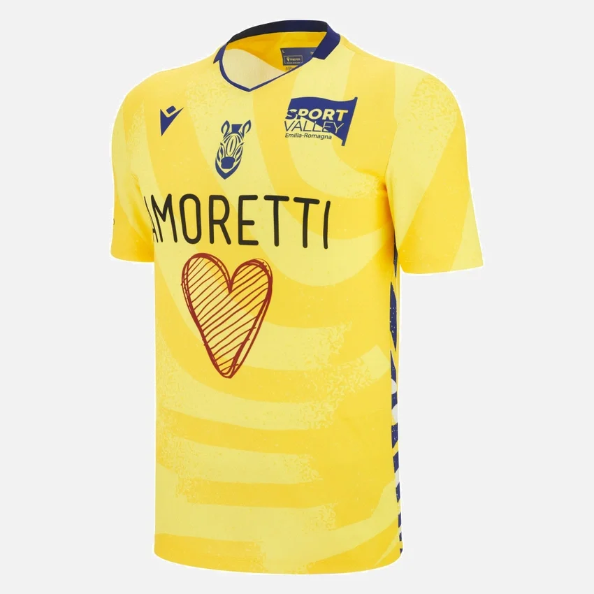 Camisas réplica de visitante para adultos del Zebre Parma 2025/26 Camisas réplica de visitante para adultos del Zebre Parma 2025/26