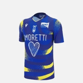 Camisas réplica local junior del Zebre Parma 2025/26