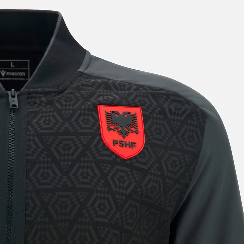 Camiseta con cremallera completa de la selección nacional de Albania FSHF 2026/27 Camiseta con cremallera completa de la selección nacional de Albania FSHF 2026/27