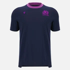 Camiseta de algodón azul marino Scottish Rugby 2025/26