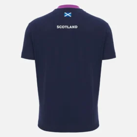 Camiseta de algodón azul marino Scottish Rugby 2025/26