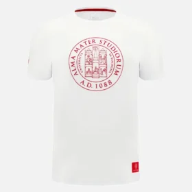Camiseta de algodón para adultos de la colección Unibo en color blanco