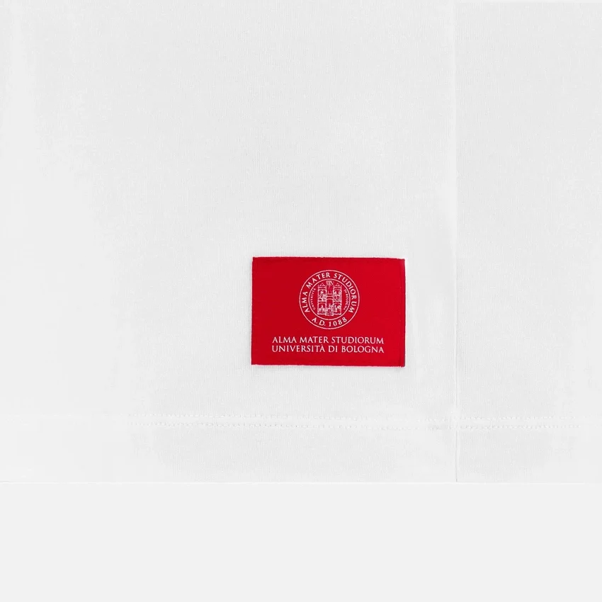 Camiseta de algodón para adultos de la colección Unibo en color blanco Camiseta de algodón para adultos de la colección Unibo en color blanco