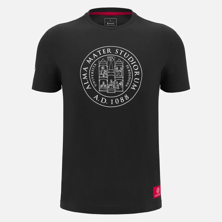 Camiseta de algodón para adultos Unibo Collection Black Camiseta de algodón para adultos Unibo Collection Black