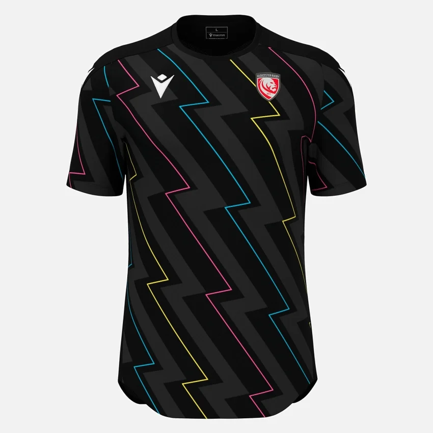 Camiseta de calentamiento del Gloucester Rugby 2025/26 Camiseta de calentamiento del Gloucester Rugby 2025/26