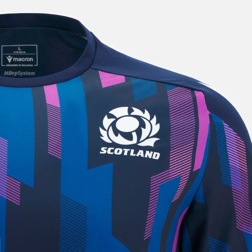 Camiseta de calentamiento Scottish Rugby 2025/26 Camiseta de calentamiento Scottish Rugby 2025/26