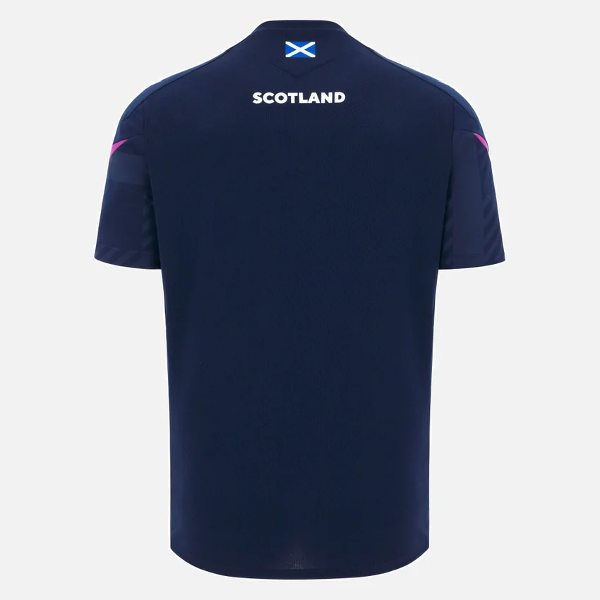 Camiseta de entrenamiento azul marino Scottish Rugby 2025/26 Camiseta de entrenamiento azul marino Scottish Rugby 2025/26