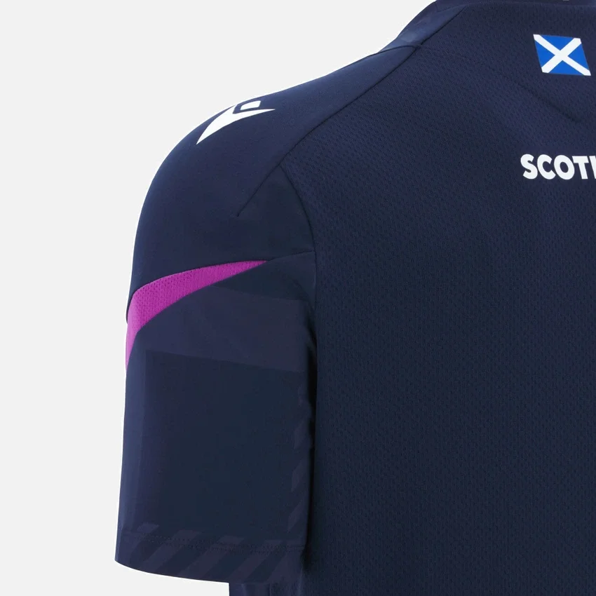 Camiseta de entrenamiento azul marino Scottish Rugby 2025/26 Camiseta de entrenamiento azul marino Scottish Rugby 2025/26