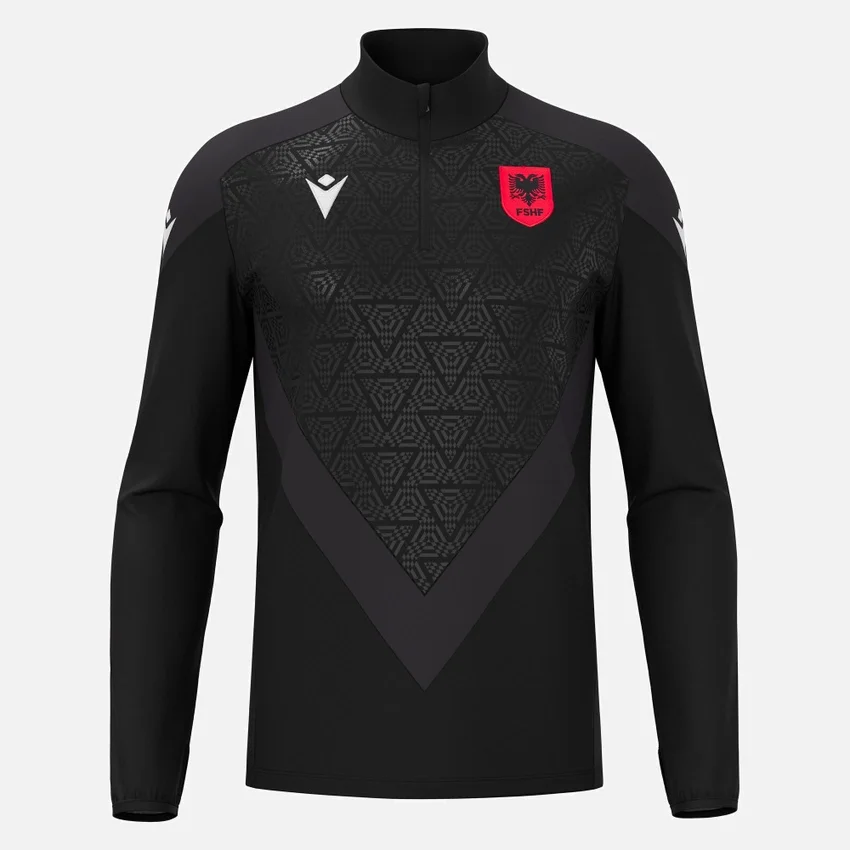 Camiseta de entrenamiento con cremallera de 1/4 de la selección nacional de Albania FSHF 2026/27 Camiseta de entrenamiento con cremallera de 1/4 de la selección nacional de Albania FSHF 2026/27