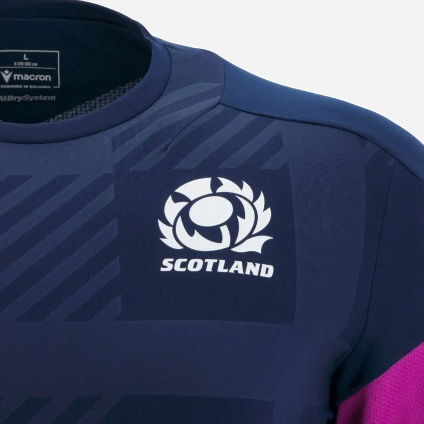 Camiseta de entrenamiento de manguitos Scottish Rugby 2025/26 Camiseta de entrenamiento de manguitos Scottish Rugby 2025/26