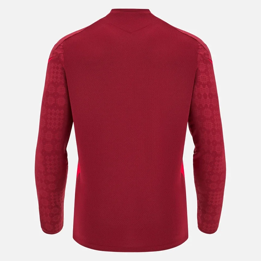 Camiseta de entrenamiento de manguitos Welsh Rugby 2025/26 en rojo intenso Camiseta de entrenamiento de manguitos Welsh Rugby 2025/26 en rojo intenso