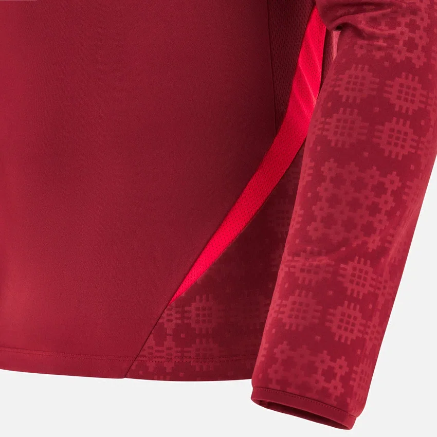 Camiseta de entrenamiento de manguitos Welsh Rugby 2025/26 en rojo intenso Camiseta de entrenamiento de manguitos Welsh Rugby 2025/26 en rojo intenso