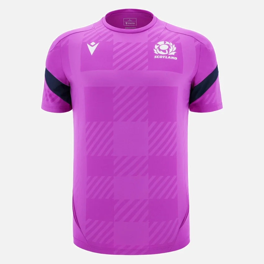 Camiseta de entrenamiento púrpura Scottish Rugby 2025/26 Camiseta de entrenamiento púrpura Scottish Rugby 2025/26