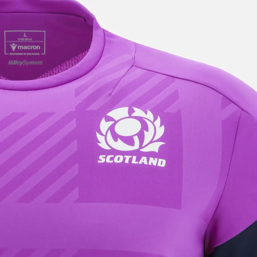 Camiseta de entrenamiento púrpura Scottish Rugby 2025/26 Camiseta de entrenamiento púrpura Scottish Rugby 2025/26
